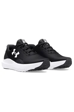 Jungen schwarz Mesh Turnschuhe Under Armour BGS Surge 4