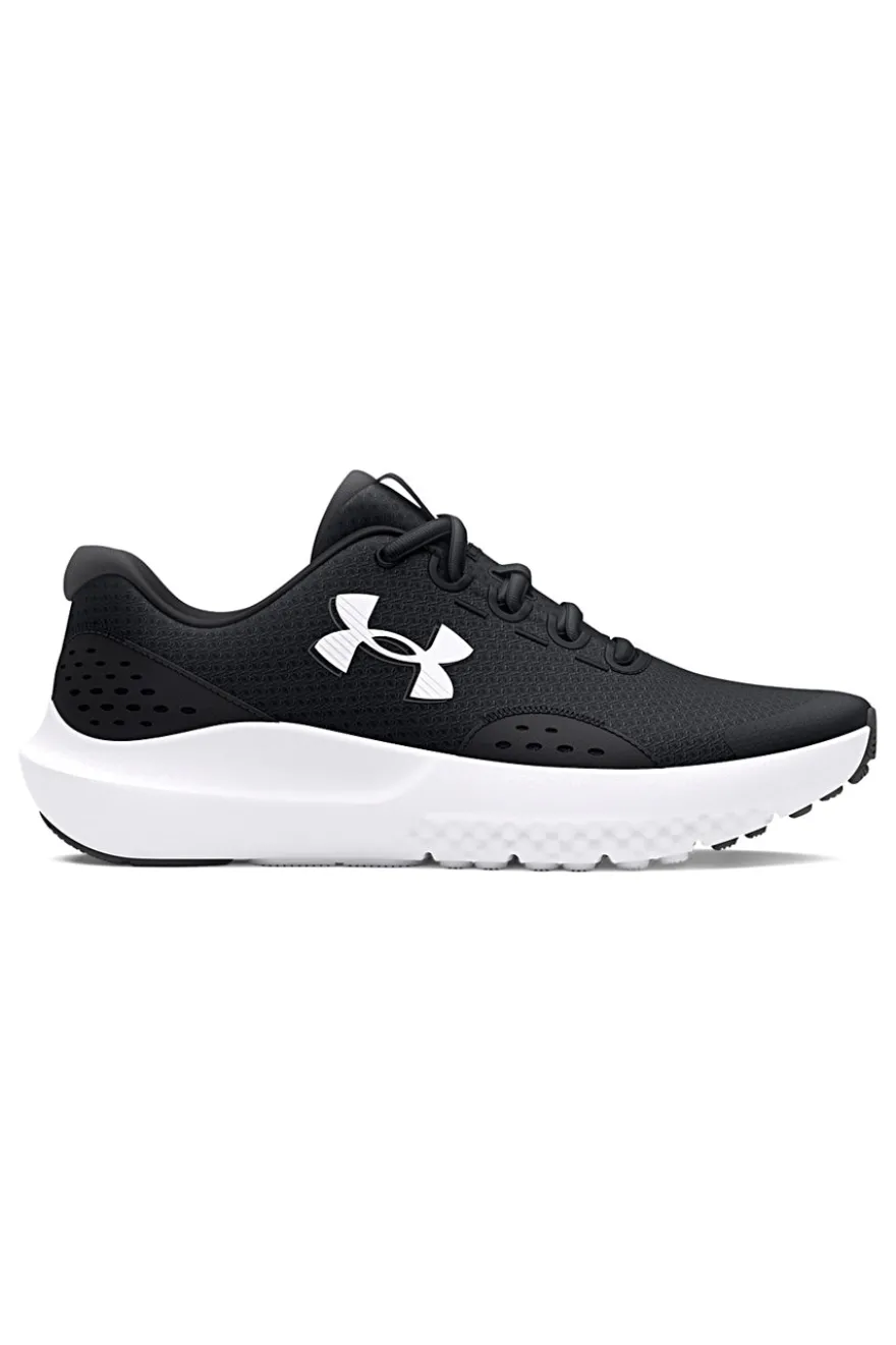 Jungen schwarz Mesh Turnschuhe Under Armour BGS Surge 4