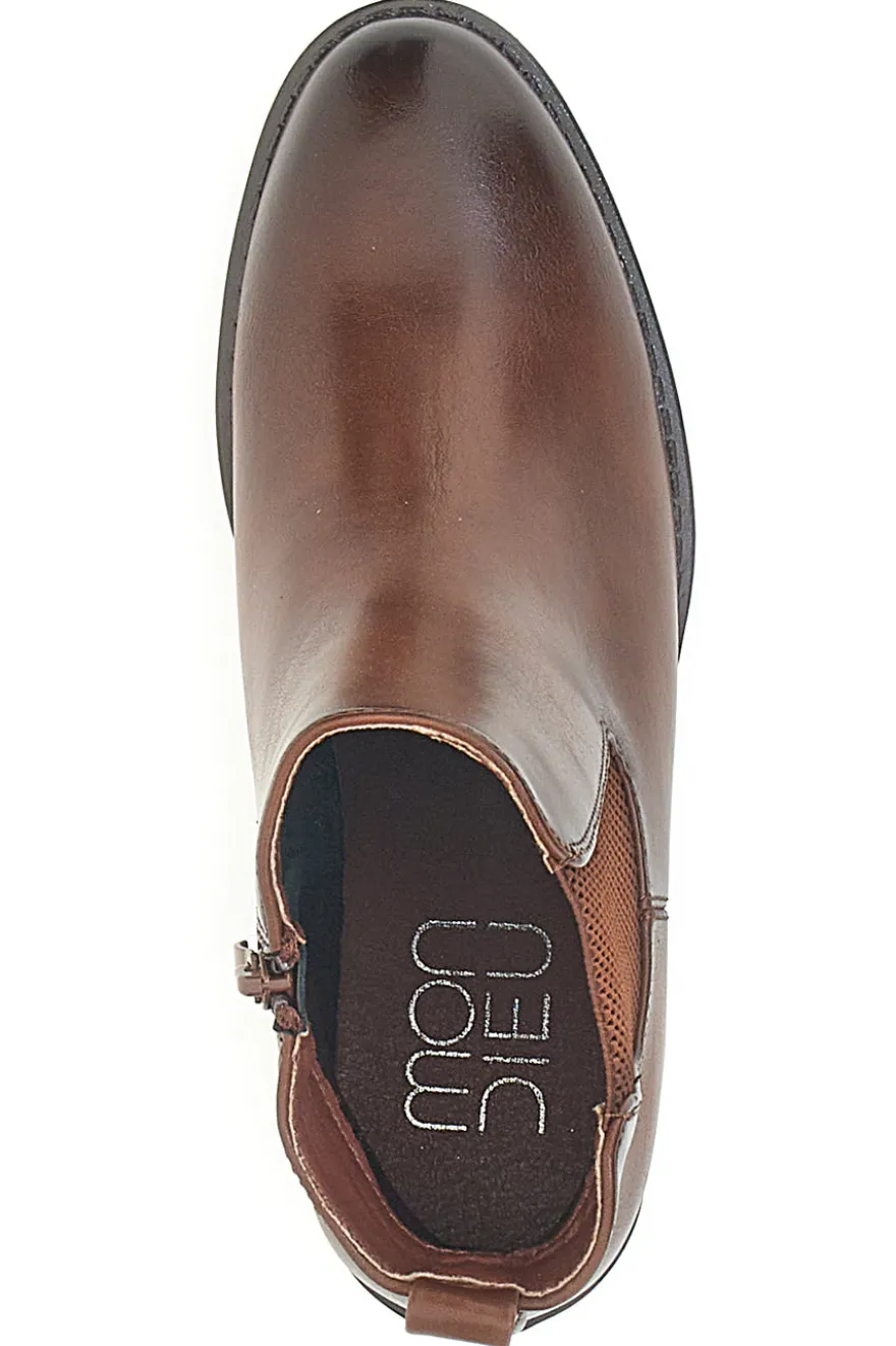 Kamelbraune Stiefel mit Absatz Mon Dieu YDLHQ05