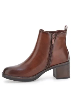 Kamelbraune Stiefel mit Absatz Mon Dieu YDLHQ05
