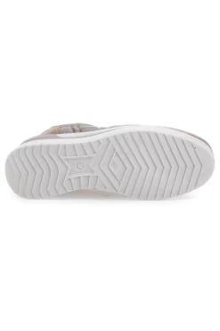 Khakifarbene Sneakers mit Schnürsenkeln und Plateausohle Mio Tempo 12412