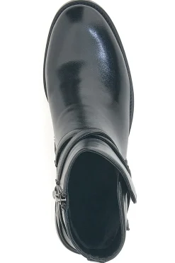Laura Biagiotti 9285 Schwarze Stiefeletten mit seitlicher Schnalle