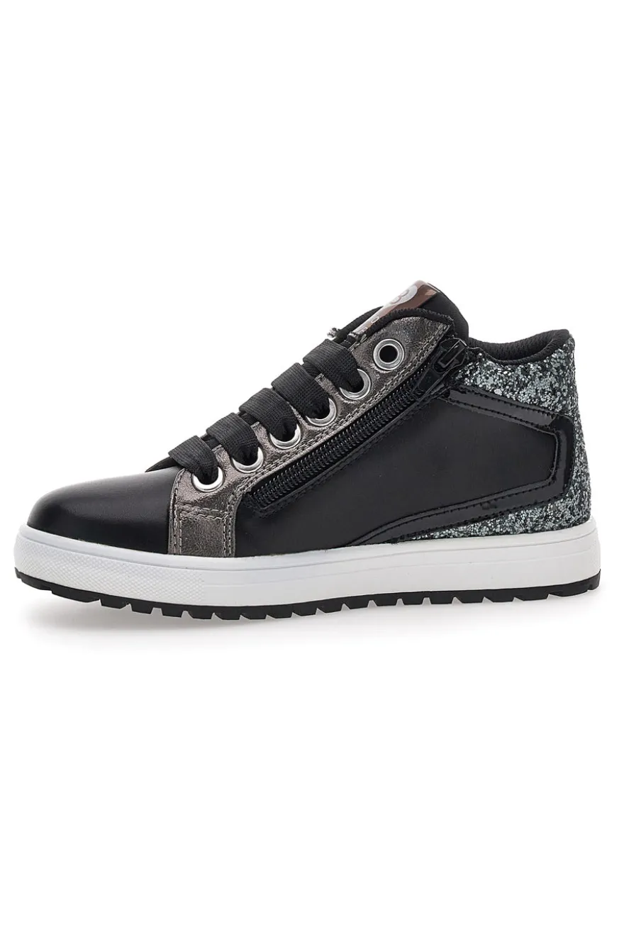 Laura Biagiotti AG1751016511 schwarze Sneakers mit Glitzerdetails
