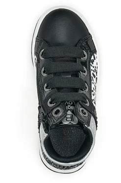 Laura Biagiotti Schwarze mittelhohe Sneakers 15542