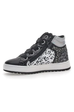 Laura Biagiotti Schwarze mittelhohe Sneakers 15542