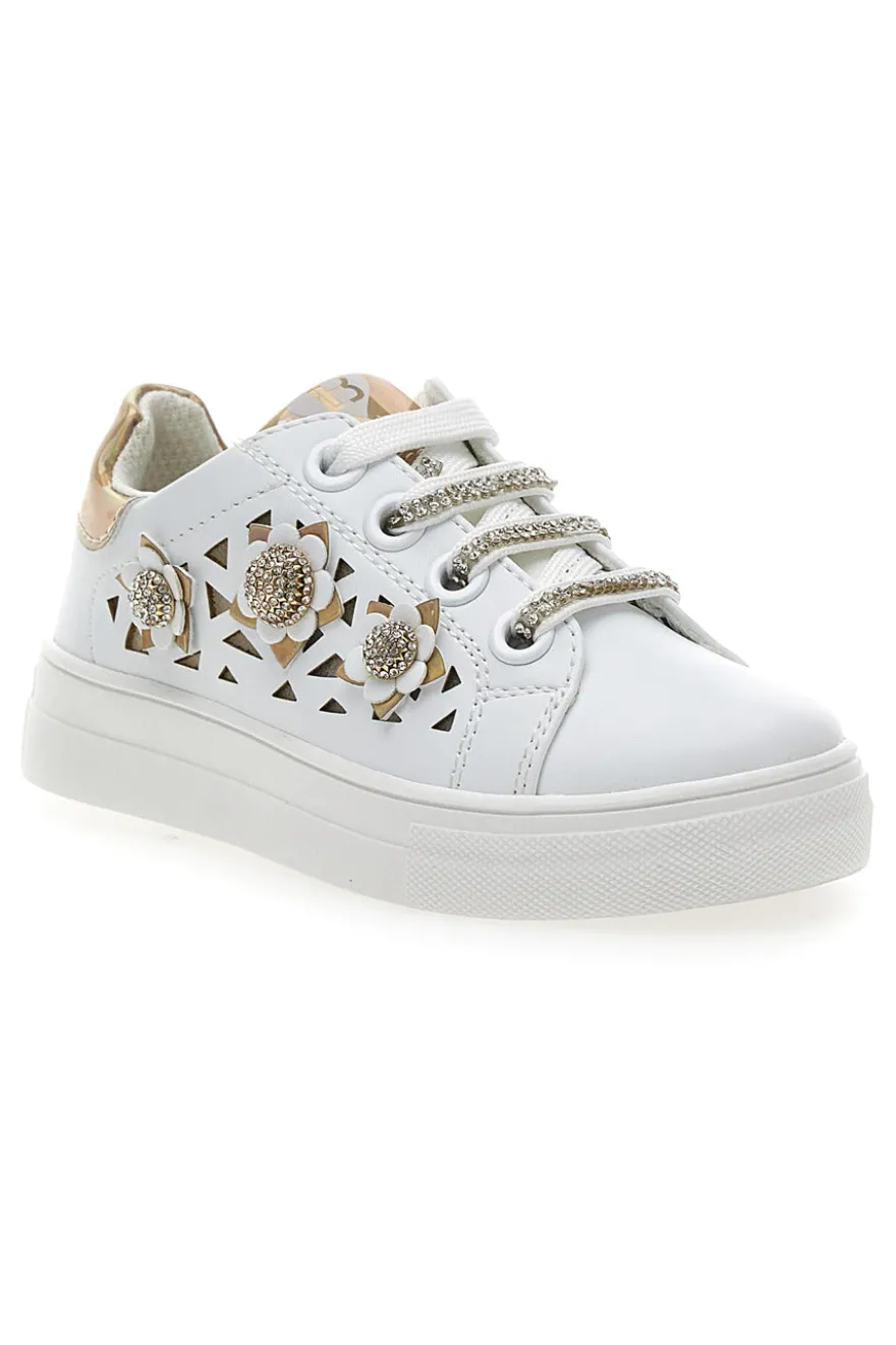 Laura Biagiotti Weiße Turnschuhe AG17044