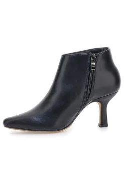 Le Havre Paris 7001 schwarze Stiefeletten mit dünnem Absatz