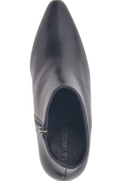 Le Havre Paris 7001 schwarze Stiefeletten mit dünnem Absatz
