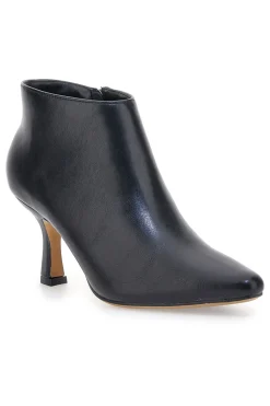 Le Havre Paris 7001 schwarze Stiefeletten mit dünnem Absatz