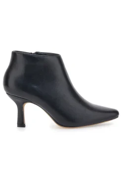 Le Havre Paris 7001 schwarze Stiefeletten mit dünnem Absatz