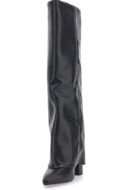 Le Havre Paris C217252 Schwarze Stiefel mit spitzem Blockabsatz