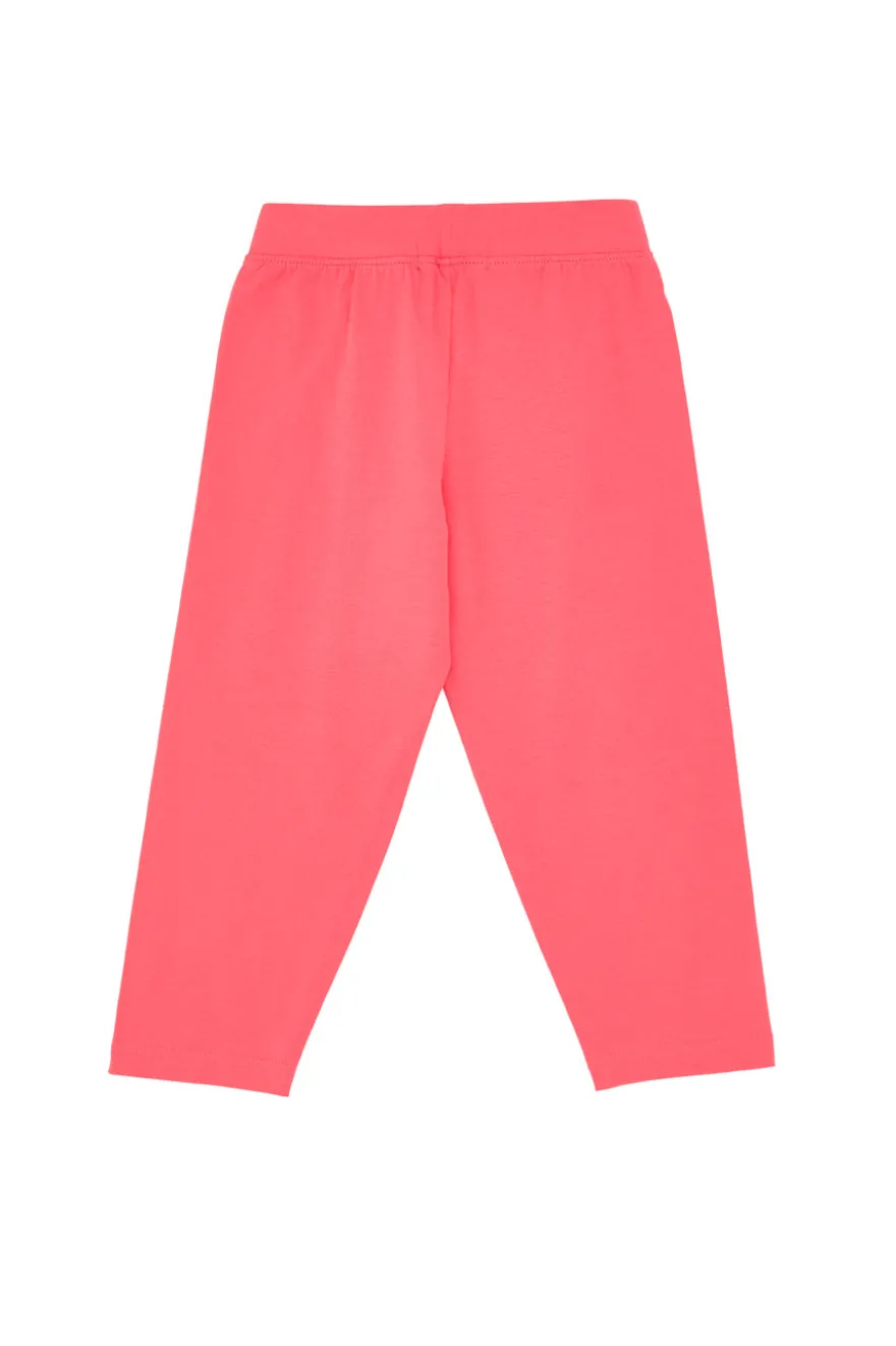 Leggings 7/8 Rosa con Logo Pitt Kids PT-G-LG-05074