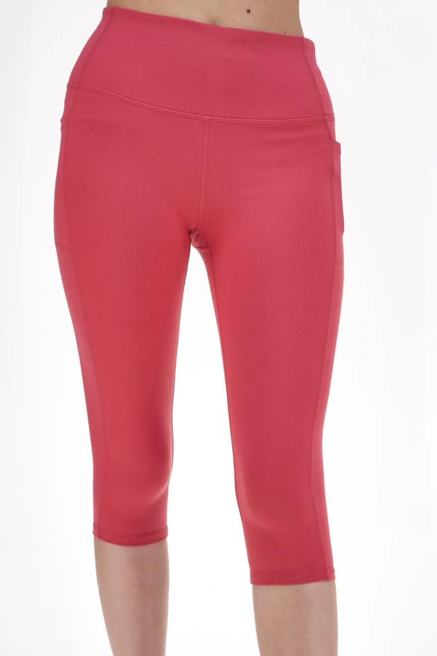 Leggings Capri Skechers Goflex Pants Fucsia