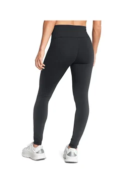 Leggings neri in cotone tecnico con vita alta Under Armour RIVAL LEGGING