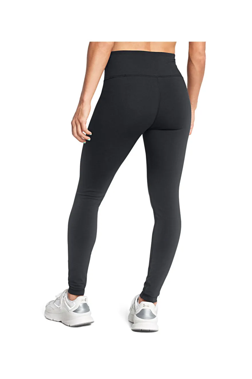 Leggings neri in cotone tecnico con vita alta Under Armour RIVAL LEGGING