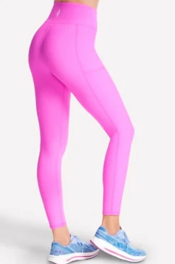 Leggings Skechers GO FLEX RIB FL HW Fuxia