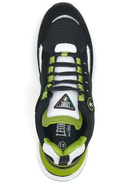 Leone 127 Sneakers in Schwarz und Grün