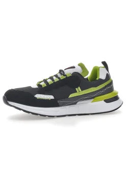 Leone 127 Sneakers in Schwarz und Grün
