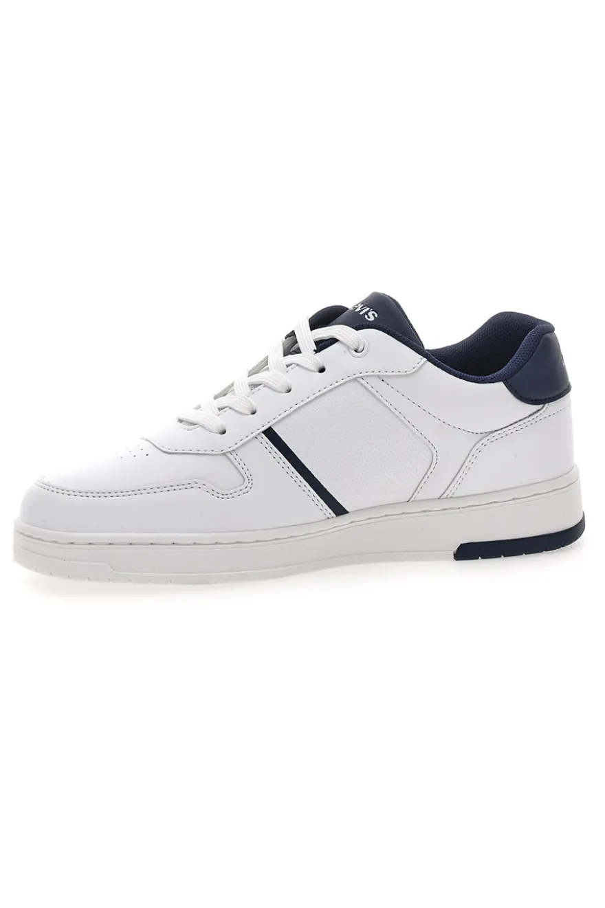 Levi's – Kick SE – Sneaker in Weiß und Marineblau