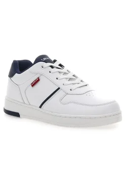 Levi's – Kick SE – Sneaker in Weiß und Marineblau