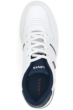 Levi's – Kick SE – Sneaker in Weiß und Marineblau