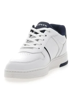 Levi's – Kick SE – Sneaker in Weiß und Marineblau