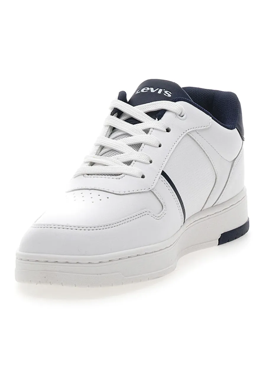 Levi's – Kick SE – Sneaker in Weiß und Marineblau