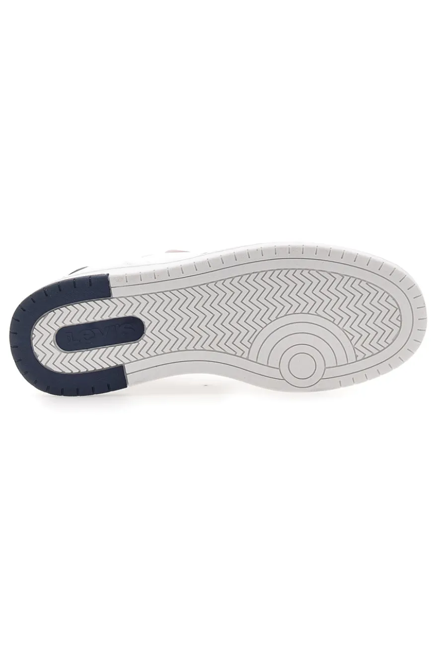 Levi's – Kick SE – Sneaker in Weiß und Marineblau