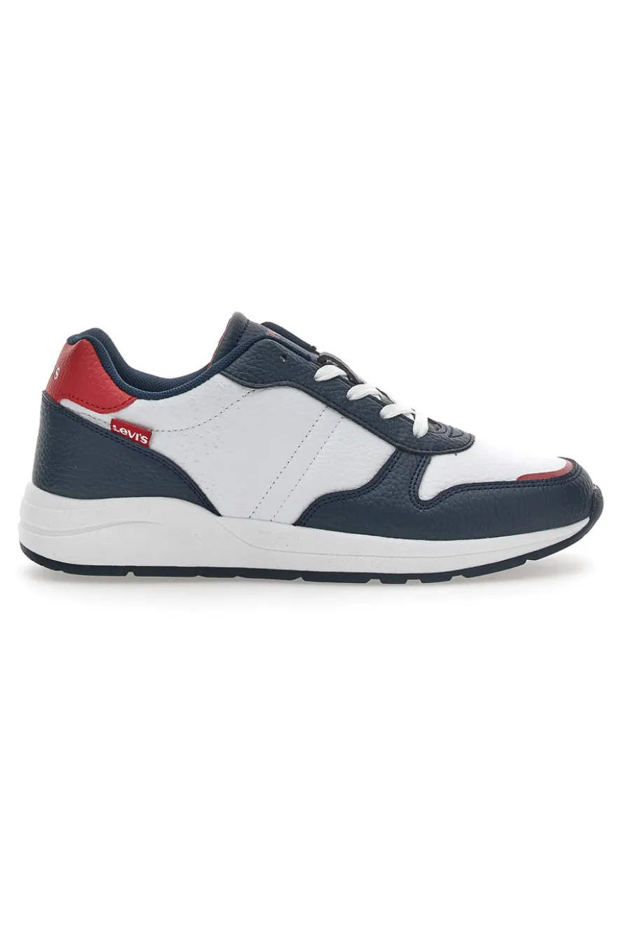Levi's 011 weiß-blaue Turnschuhe