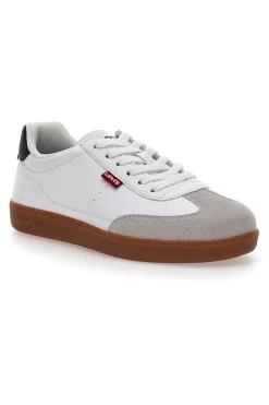 LEVI'S JACKSON weiße Turnschuhe mit Schnürsenkeln