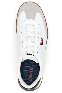 LEVI'S JACKSON weiße Turnschuhe mit Schnürsenkeln