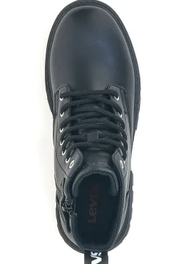 Levi's VPHR0002S schwarze Stiefeletten mit Profilsohle und seitlichem Reißverschluss