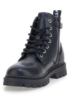 Levi's VPHR0002S schwarze Stiefeletten mit Profilsohle und seitlichem Reißverschluss