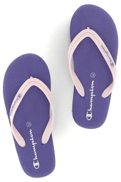 Lila Flip-Flops mit rosa Riemen Champion Big classic evo ii