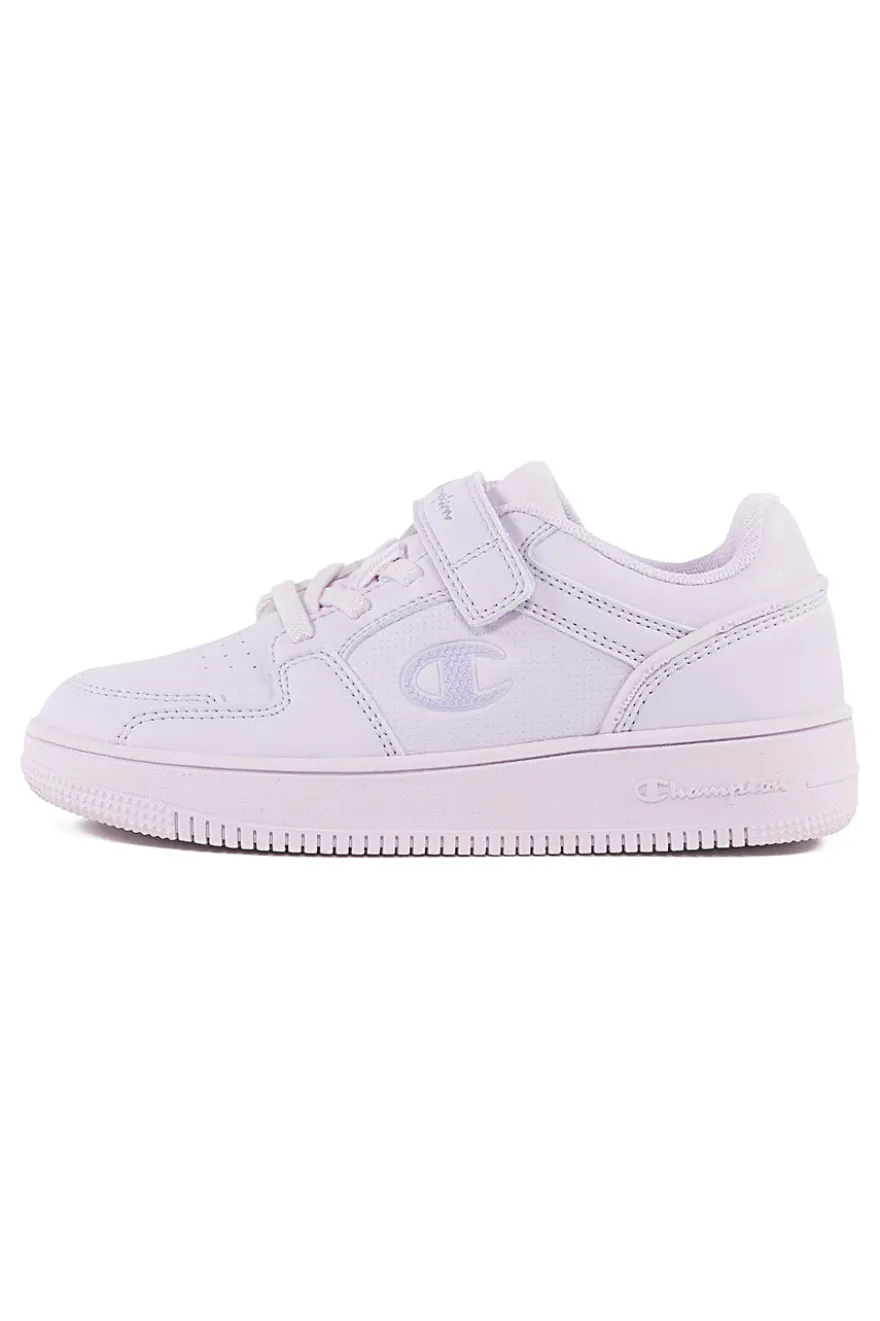 Lila Turnschuhe mit Klettverschluss und Riss CHAMPION RD18 2 LOW G PS