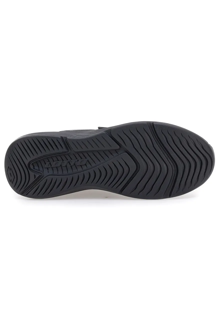 Lotto Speedride 809 II S Schwarze Sportschuhe mit Doppelriemen