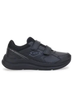 Lotto Speedride 809 II S Schwarze Sportschuhe mit Doppelriemen