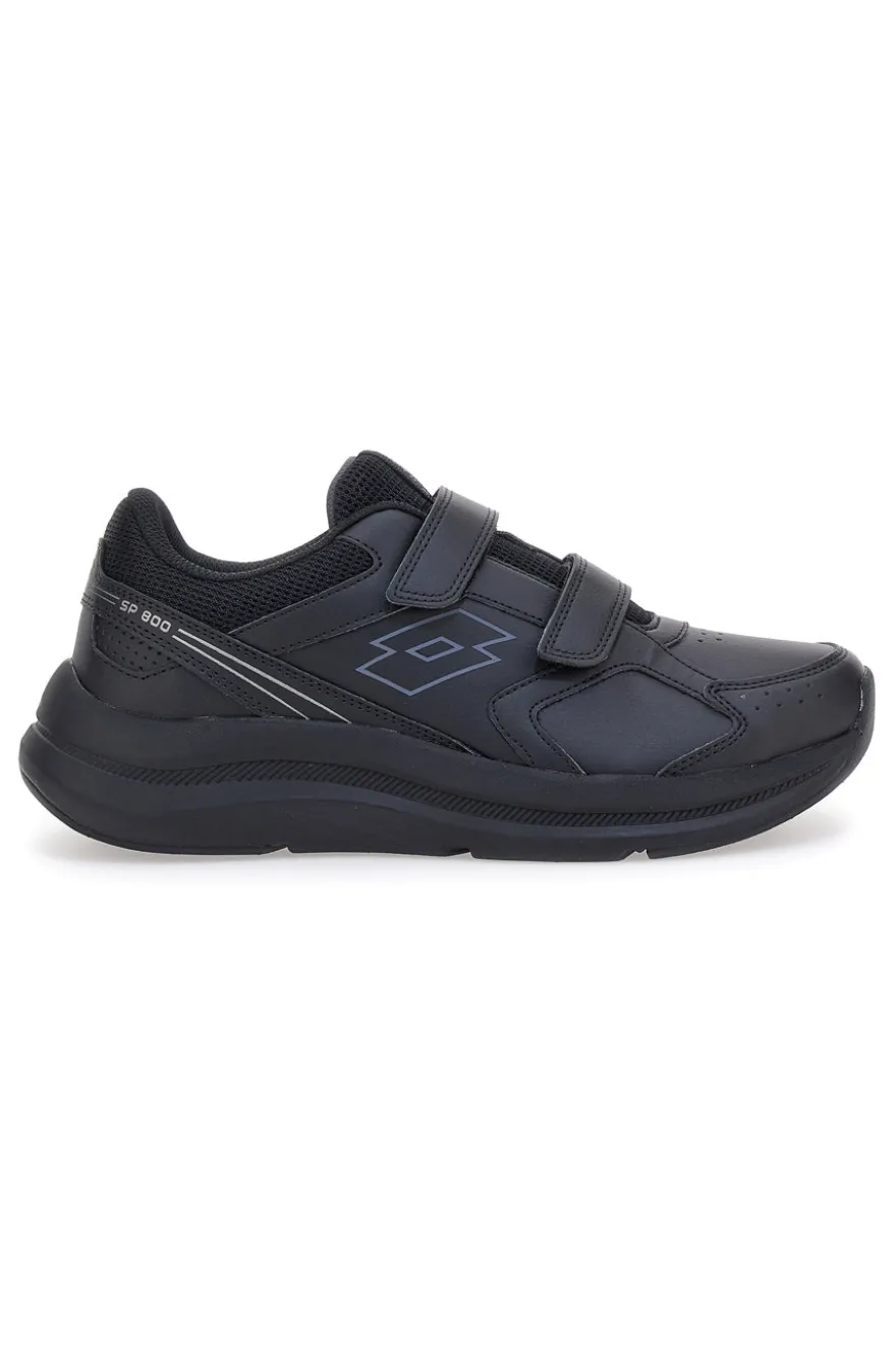Lotto Speedride 809 II S Schwarze Sportschuhe mit Doppelriemen