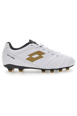 Lotto Stadio 705 FG Jr Weiße Fußballschuhe
