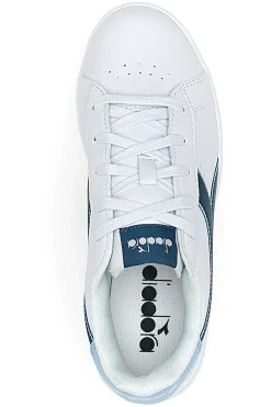 Lässige weiße Sneakers für Teenager Diadora Game Step P GS