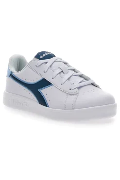 Lässige weiße Sneakers für Teenager Diadora Game Step P GS