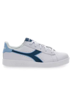 Lässige weiße Sneakers für Teenager Diadora Game Step P GS
