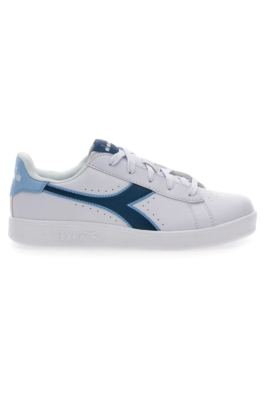 Lässige weiße Sneakers für Teenager Diadora Game Step P GS