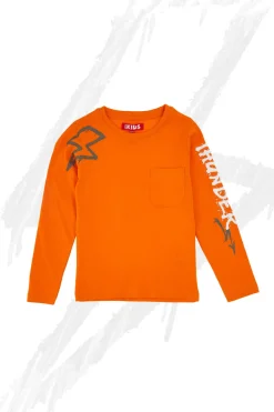 Maglia a giro collo con maniche lunghe PITT KIDS 6024