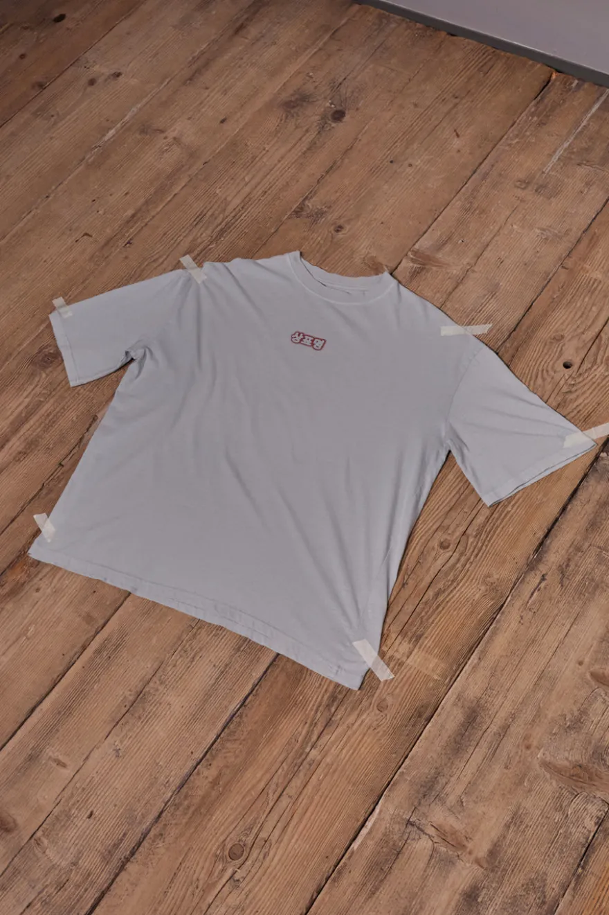 Maglia a Maniche Corte Grigia 100% cotone Boardman PT-M-T-2001