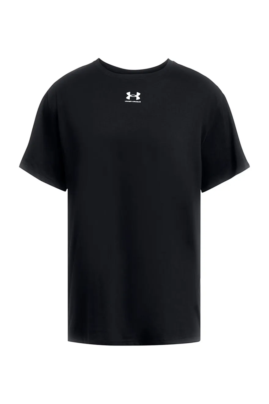Maglia a maniche corte nero Under Armour Campus Oversize