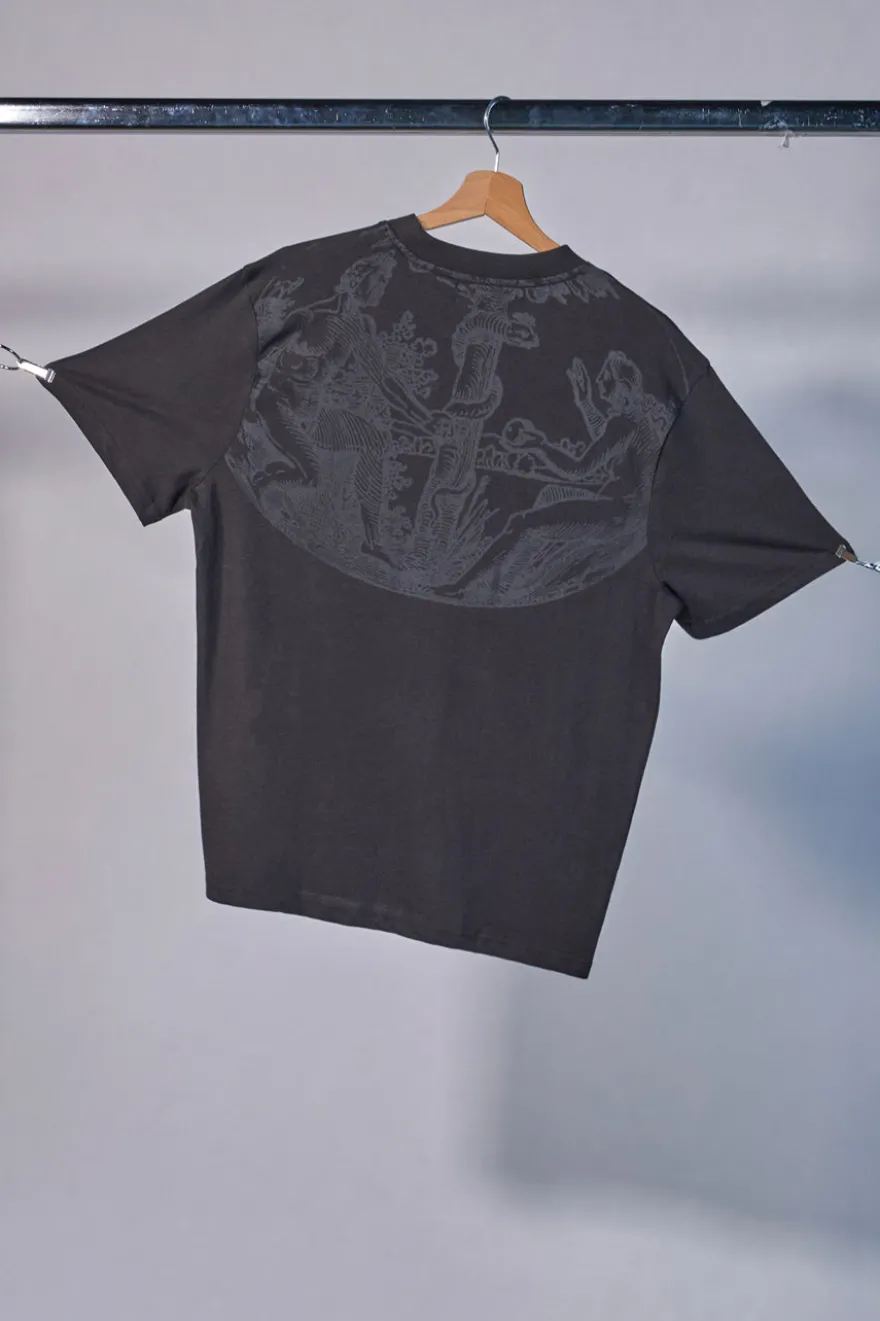Maglia a Maniche Corte Nera 100% cotone Boardman PT-M-T-2002