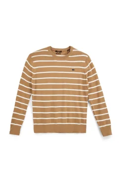 Maglia cammello a righe in cotone No limits MAJU011S26