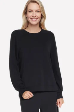 Maglia nero girocollo Skechers Cozy Luxe Crewneck