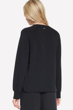 Maglia nero girocollo Skechers Cozy Luxe Crewneck
